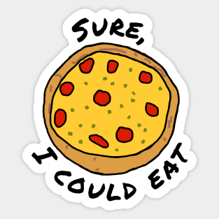 Food I Could Eat Pizza Sticker